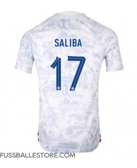 Günstige Frankreich William Saliba #17 Auswärtstrikot WM 2022 Kurzarm